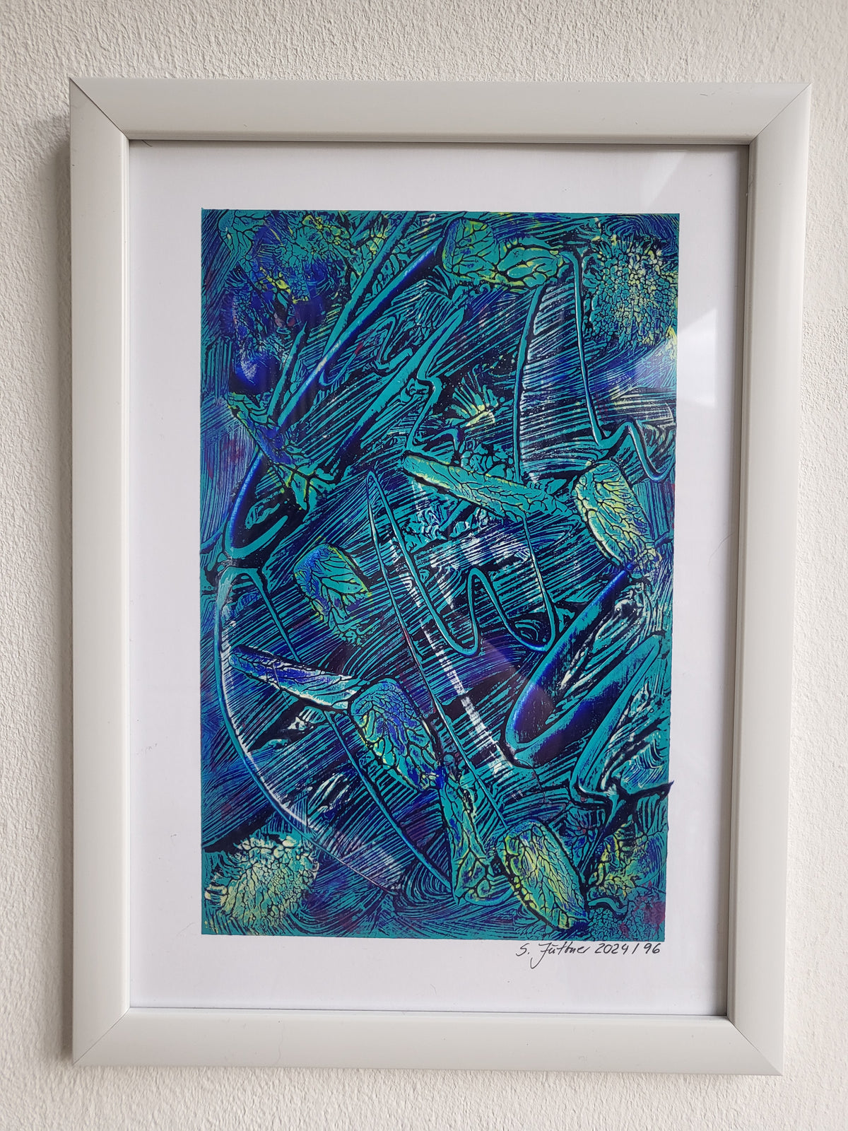 Unikat – Acrylmalerei Nr. 2024/96 "Kunst und Inspiration der Seele zum Träumen" – Jüttner-Art-Collection
